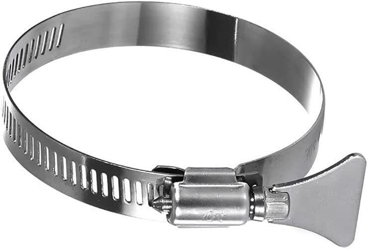 Adjustable hose clamps, thumb screws, pipe clamps, key-type fasteners, hose clamps, 12 pieces