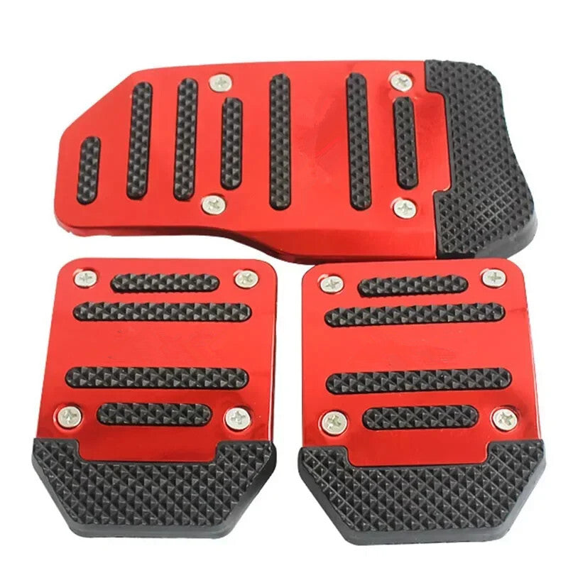 3Pcs Car Universal Non-Slip Foot Pedal Pad Cover Manual Gear Brake Accelerator