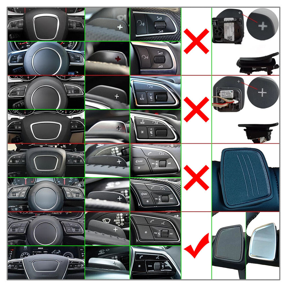 Alu Steering Wheel Shift Paddle Shifter Extension Fit for Audi A6 C8 4KA for A8 S4 2020