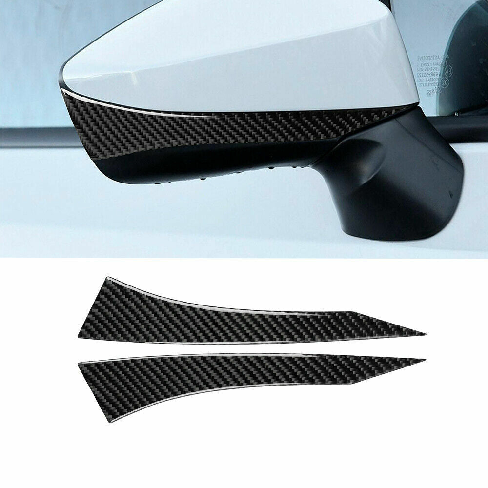 Carbon Fiber Rearview Side Mirror Strips Trim for Toyota 86 2013-20