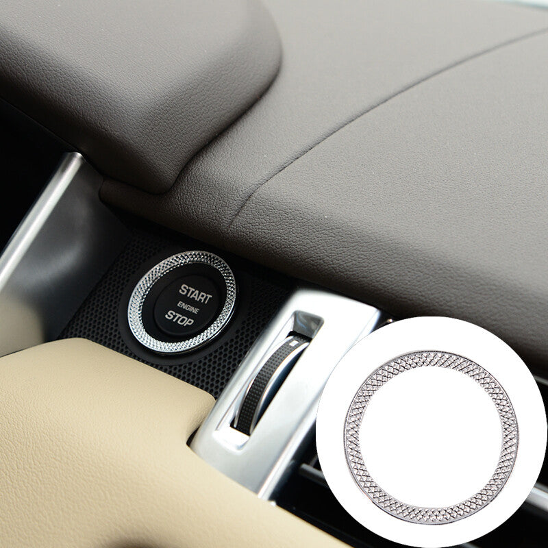 Applicable for Land Rover for Range Rover Evoque 2012-2018 Ignition Switch Trim Ring ABS