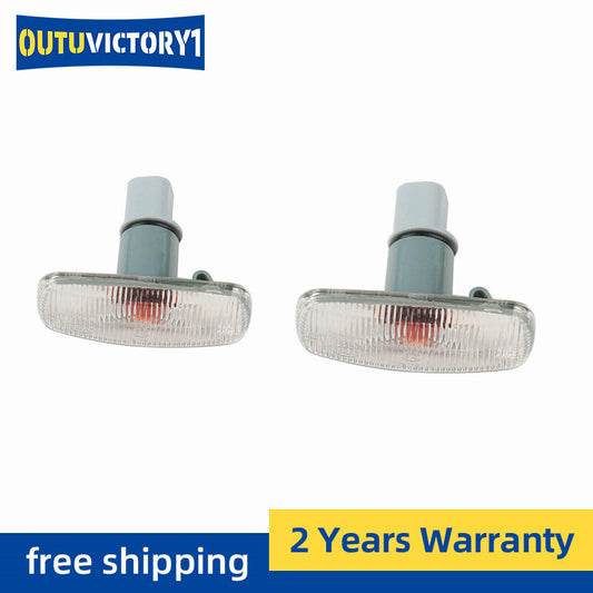 2-Pack Brand New Side Marker Light Repeater Mudguard Lights for Dodge Chargers, for Jeep Compasses