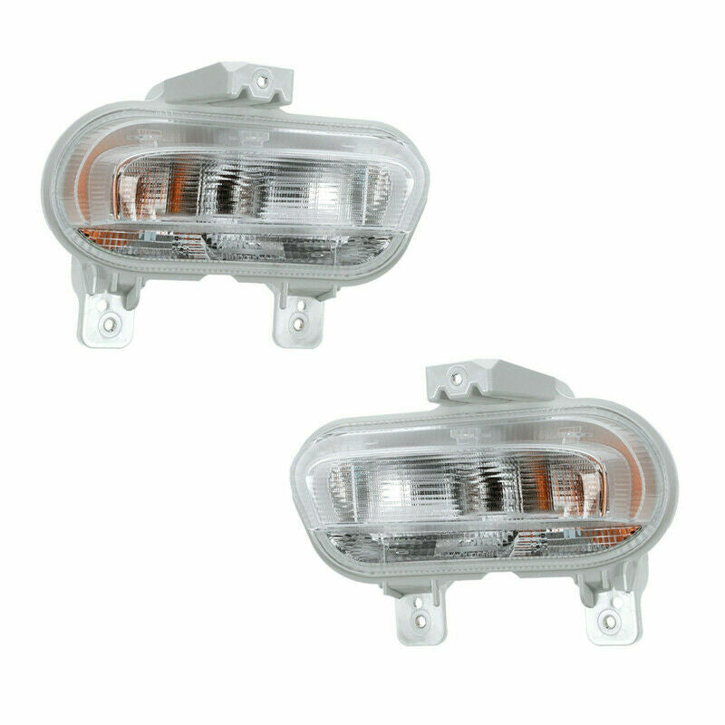 Front DRL Parking Turn Signal Fog Light Pair For 2019-2021 for Jeep Renegade