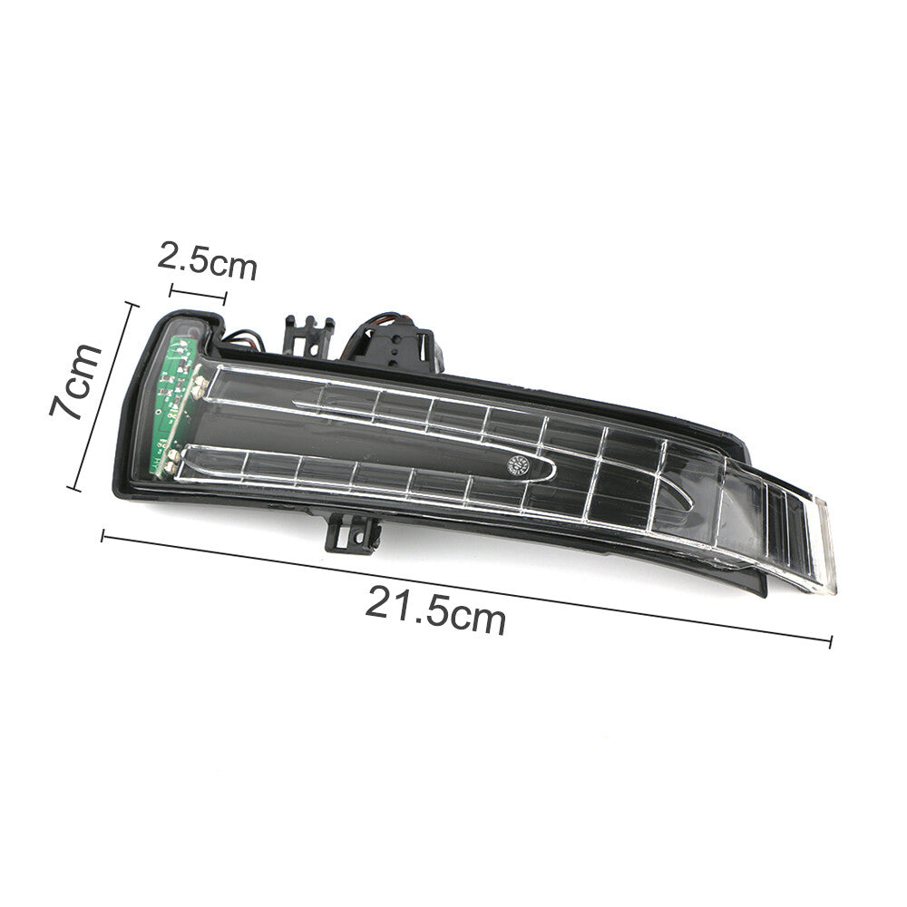 Left rearview mirror turn signal lens is compatible with 2007-13 for Mercedes W204 W212 W221
