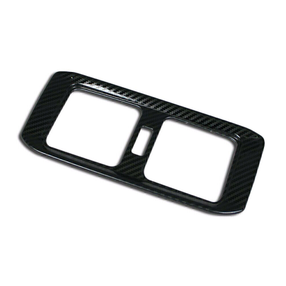 Fit for Toyota RAV4 2019-2020 Carbon Fiber Rear Air Condition Vent Outlet Cover Trim