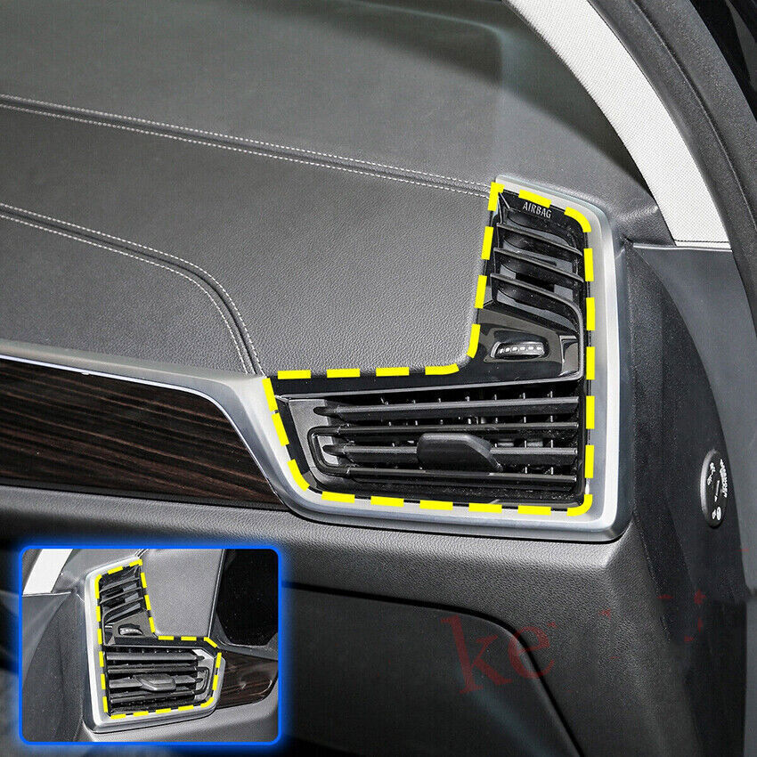 for BMW X5 G05 2019-2023 Carbon Fiber Inner Dashboard Side Air Vent Cover Decors