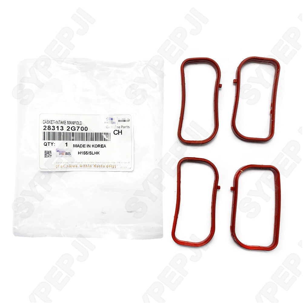 Intake manifold gasket kit (4 packs, 28313-2G700) for Hyundai and for Kia 2.0L and 2.4L engines. new.