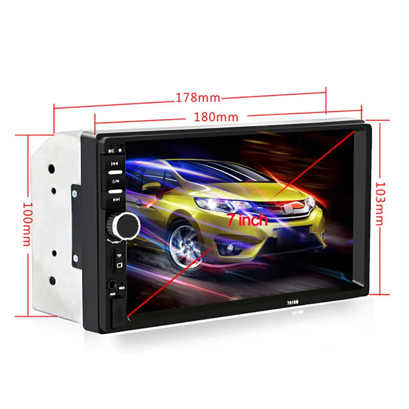 2 din Car Radio 7 HD Autoradio Multimedia Player MP5 Bluetooth USB TF FM Camera