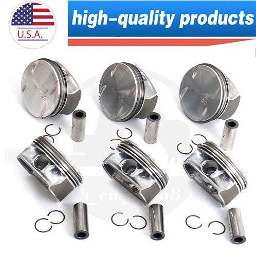Fit for Mercedes-Benz CLK350 C350 E350 GLK350 M272 3.5L 6x PistonRing Set 92.9mm US