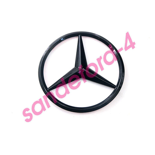 C63 C300 AMG Trunk Star Badge, Glossy Black Rear Logo Badge, for Mercedes C250 W204