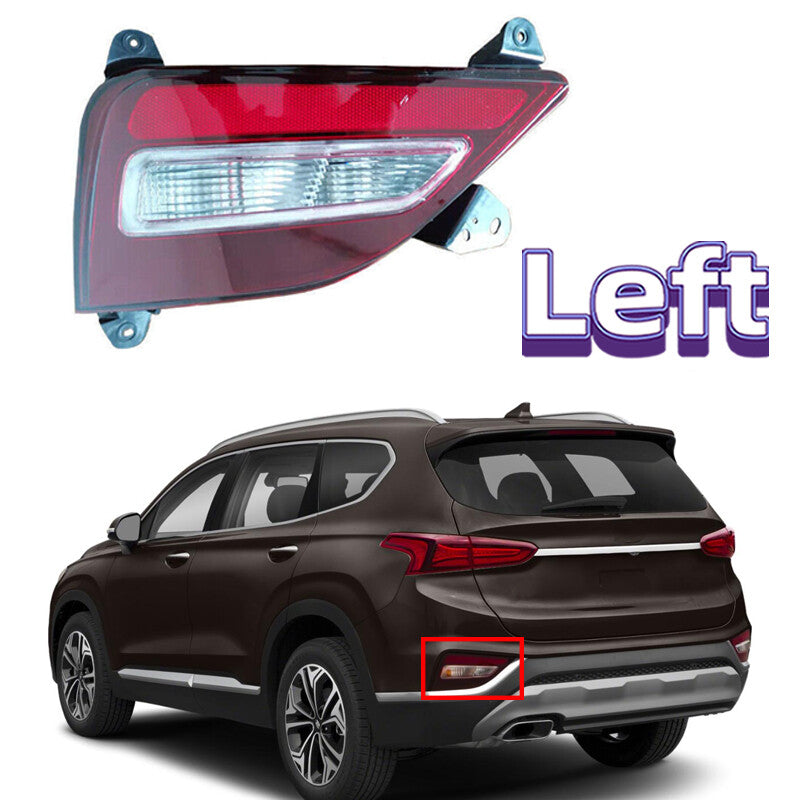 1Pcs Left For 2019-2020 for Hyundai Santa Fe 92406S1000 Rear Bumper Backup Light