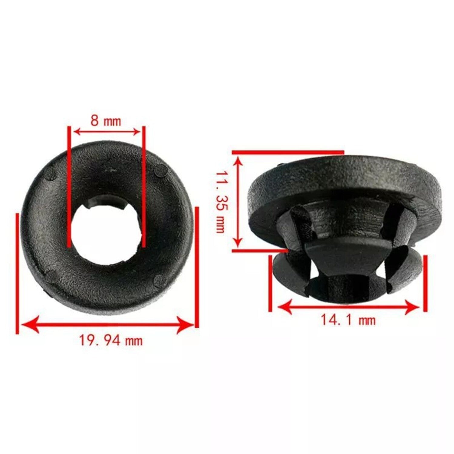 25Pc for Honda Accord for Civic Hood Prop Rod Pivot Grommet Holder  91604SD2013