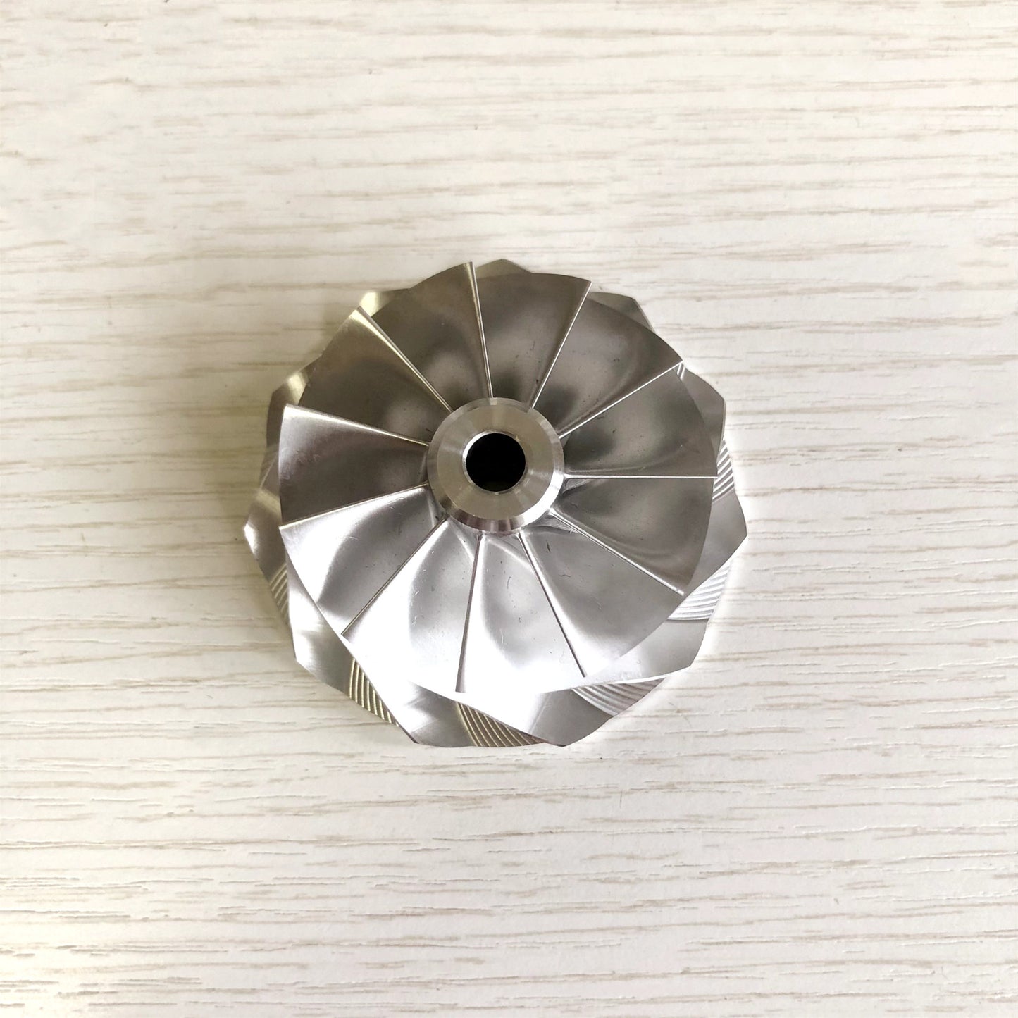 CT26 50.00/62.00 mm 11+0 Blade Turbine Billet Compressor Wheel