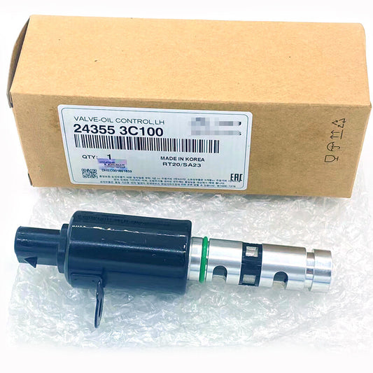 The left oil control valve is suitable for Hyundai for Kia 3.3L, 3.8L, and 4.6L engines (model 24353C100) 06-12.