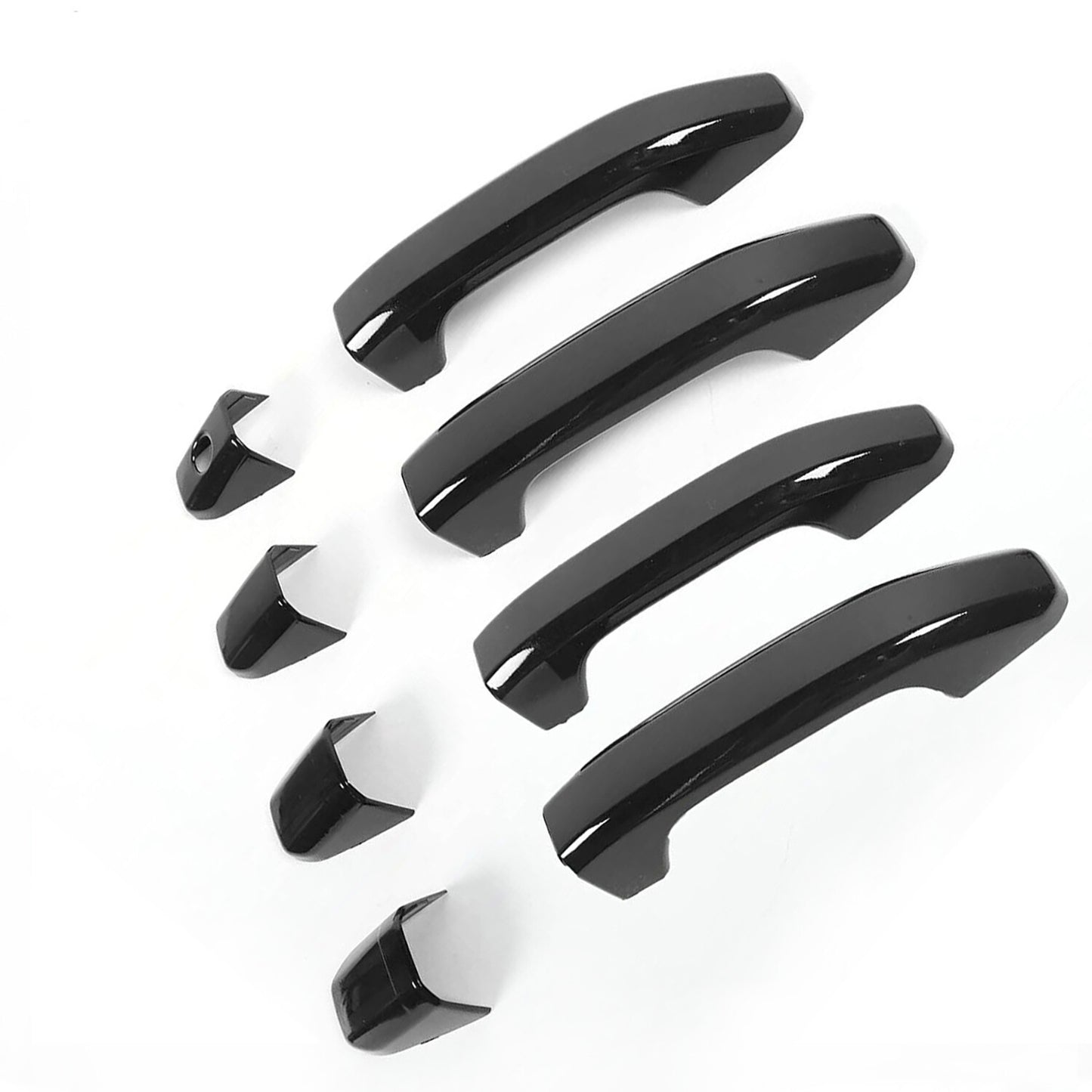 8Pcs Door Handle Covers For 2014-2024 for GMC for Sierra for Chevy Silverado 1500 NO for Smart