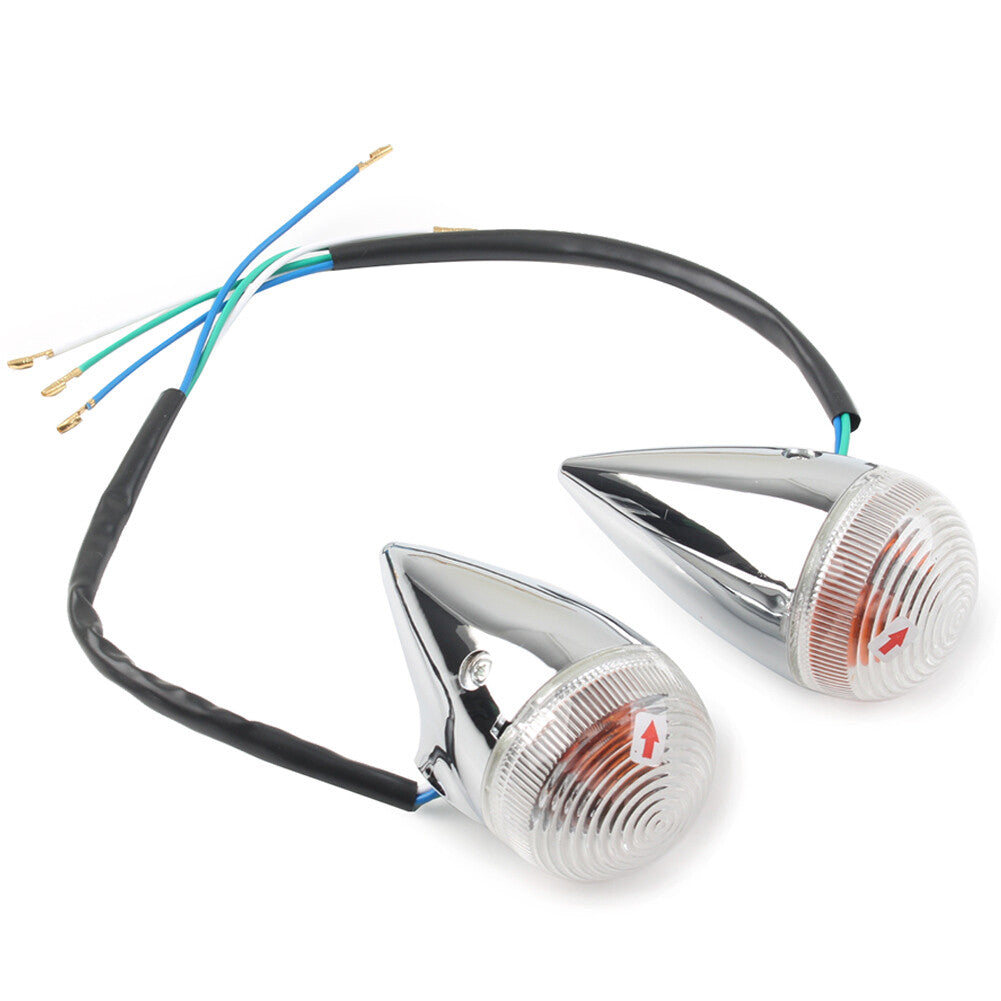 Clear Front Turn Signal Light Fit for Yamaha XV1900 2006-2013