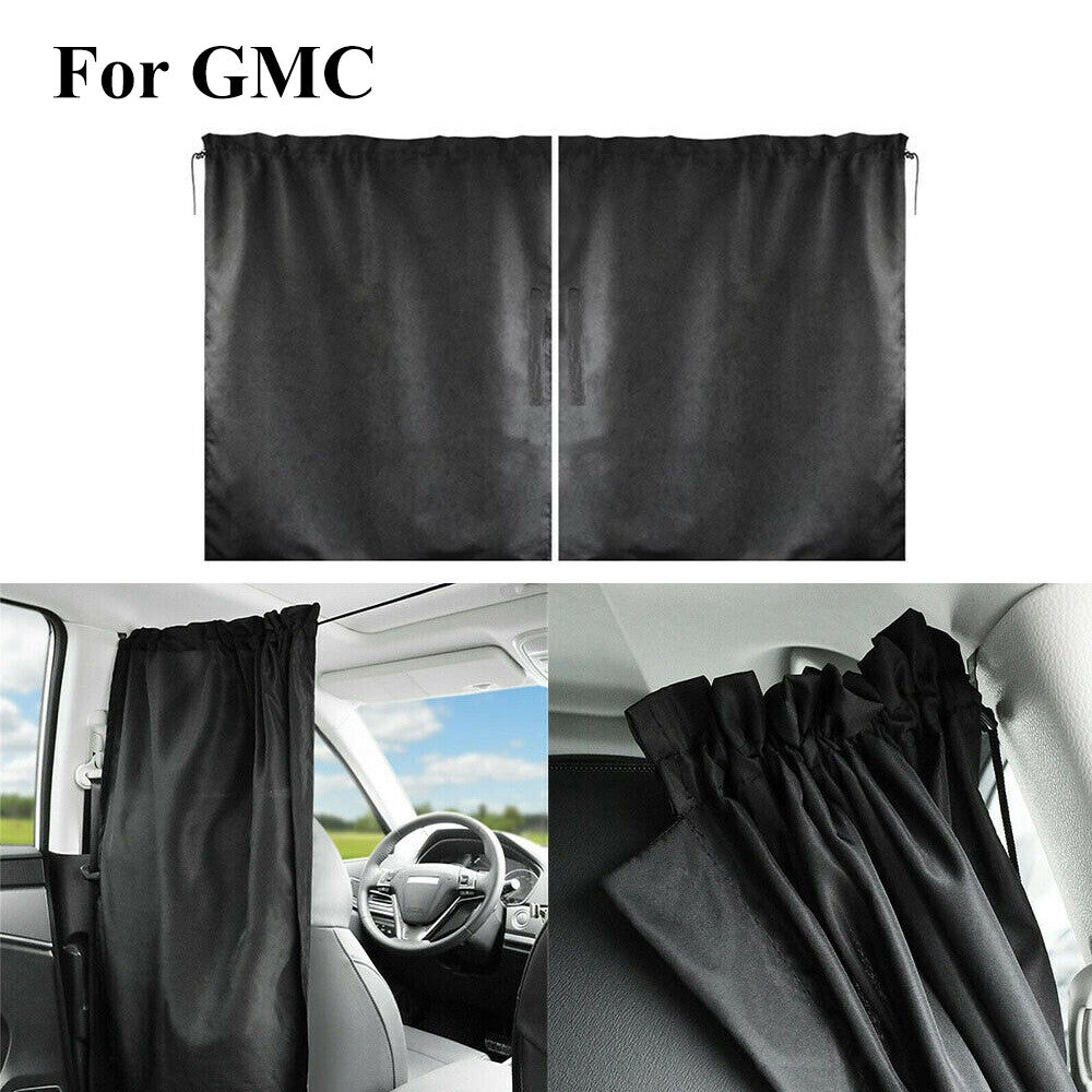 2X for GMC Car Divider Curtains Partition Side Window Privacy Sun Shade