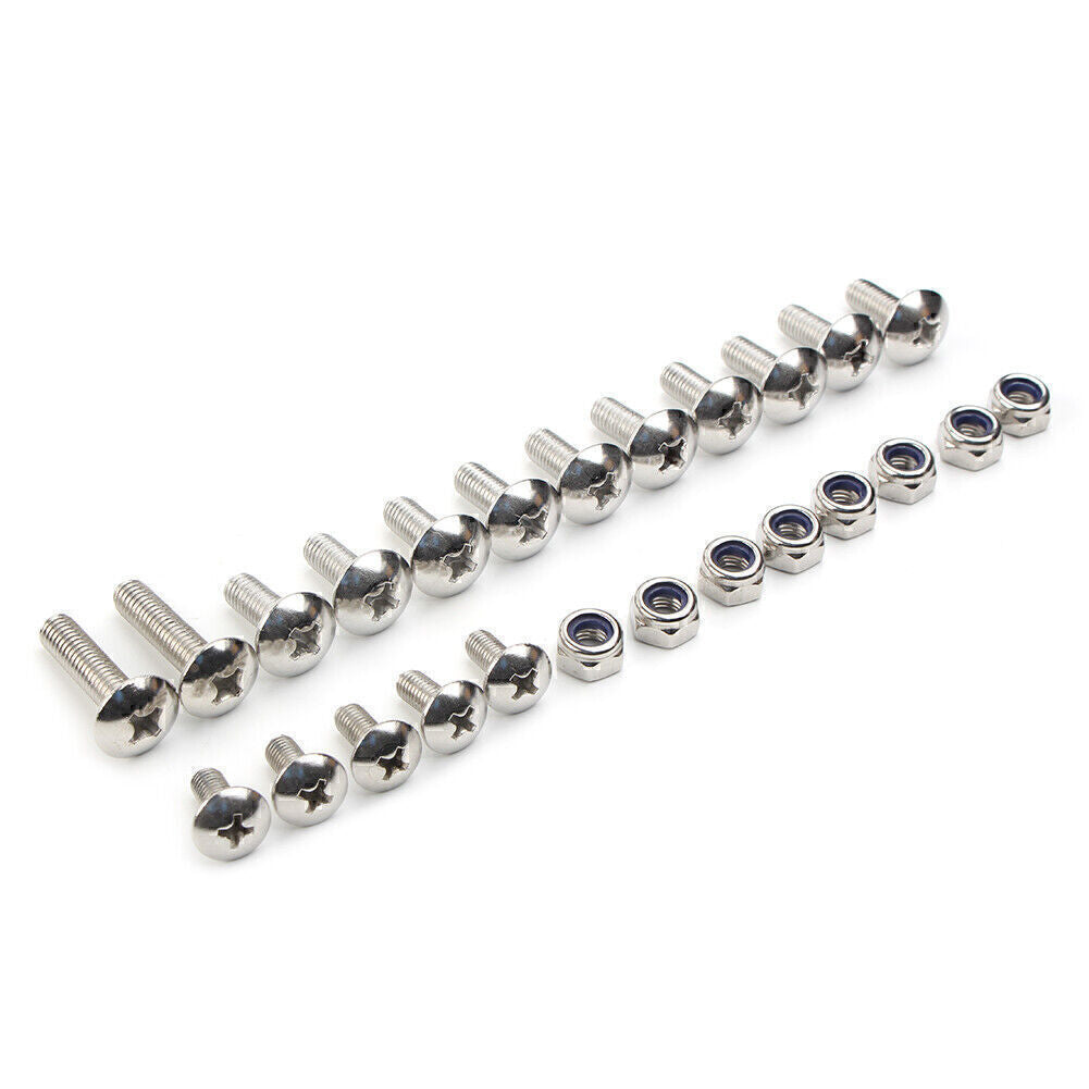 25PCS for Yamaha Banshee Fender Bolt Screw Nut Mount Kit Plastics Hardware