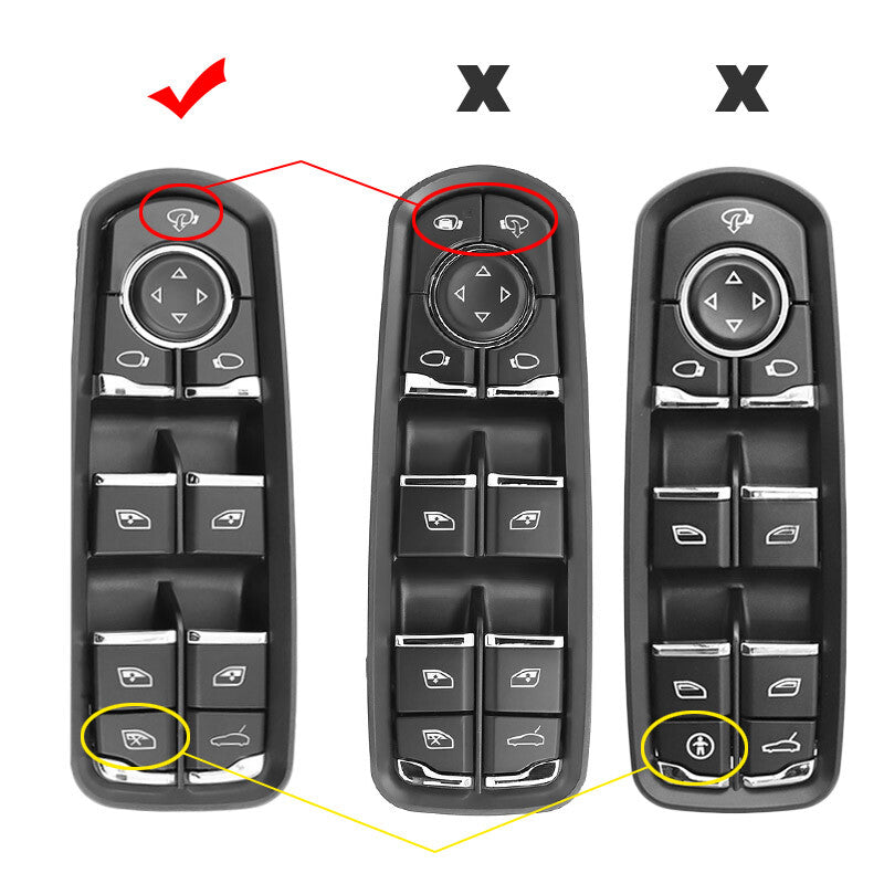 Front left window switch button panel suitable for Porsche for Cayenne /Macan/ for Panamera
