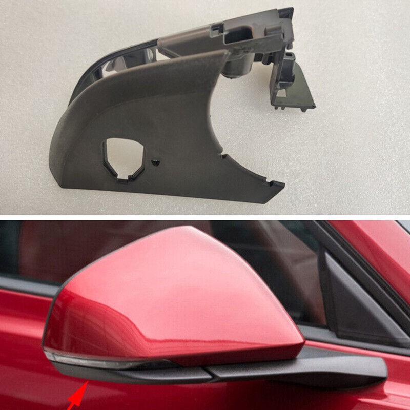 Matte Black Right Side Mirror Housing Bottom Frame for Ford for Mustang 2015-2021