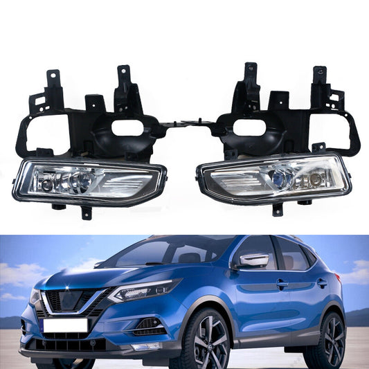 Front Bumper Halogen Fog Lamp Kit Set Harness 1Pair for NISSAN Qashqai 2018 2019