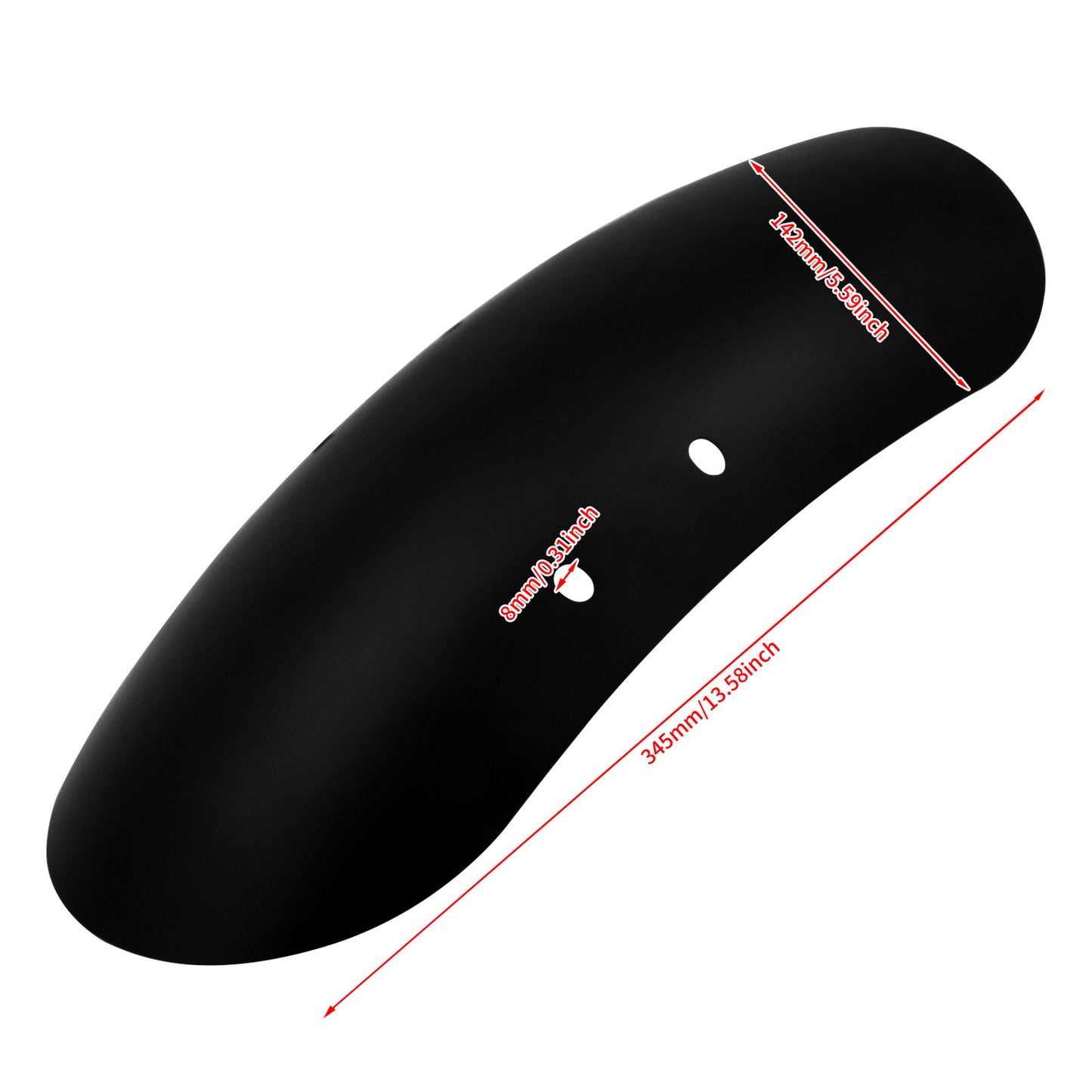 Matte Black Front Fender Mudguard Cover Fit for Harley Forty Eight 48 1200 10-22