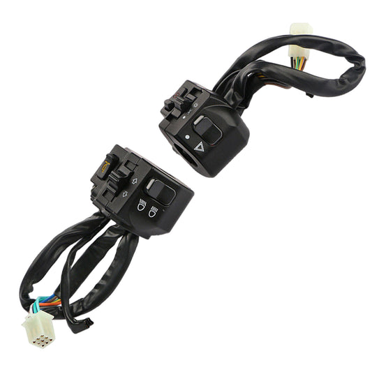 2X Motorcycle Parts Handlebar Horn Turn Signal Headlight replacement Switch 7/8'