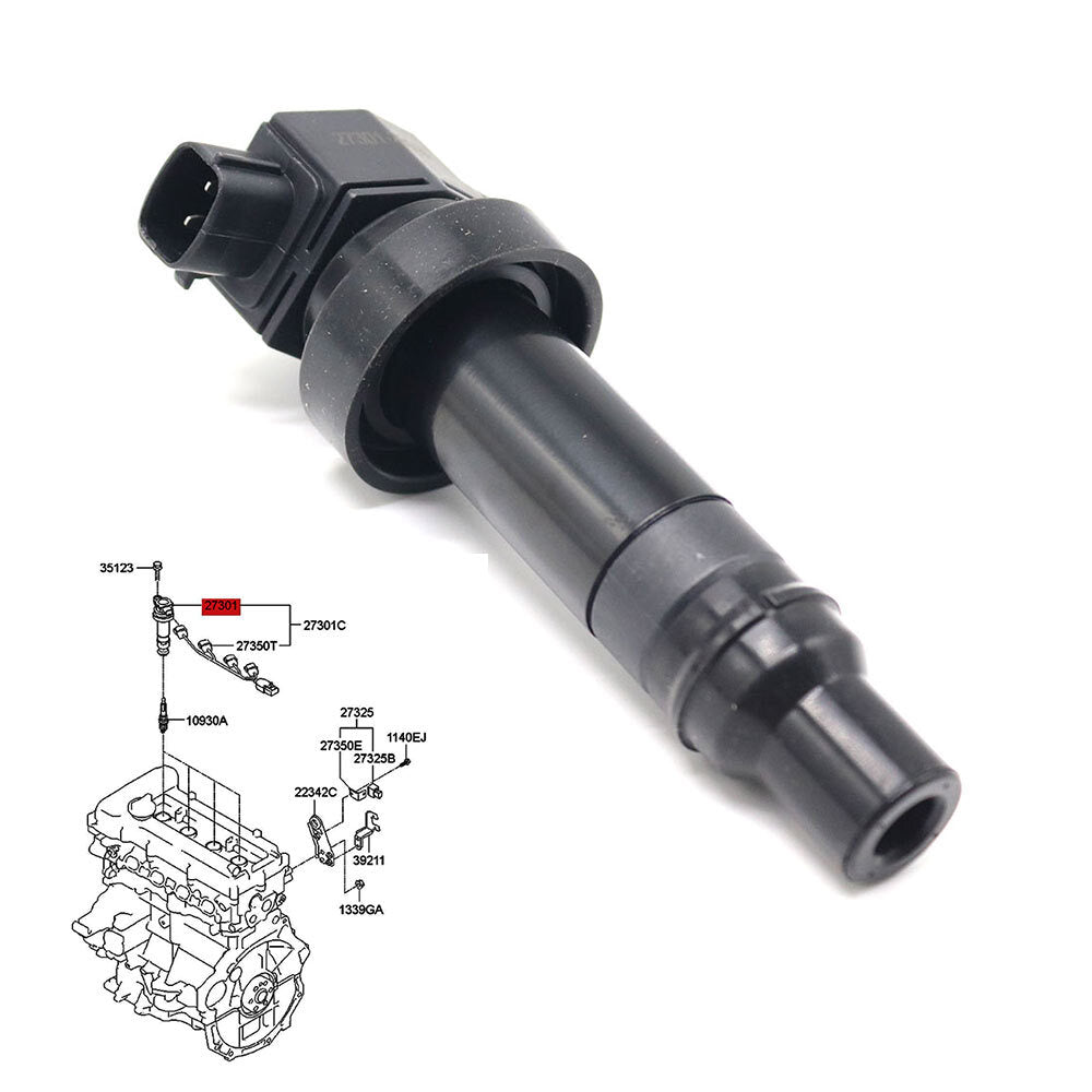 27301-2B010 New Ignition Coil Pack 4PCS for HYUNDAI 2010-2011 for KIA Soul 1.6L L4