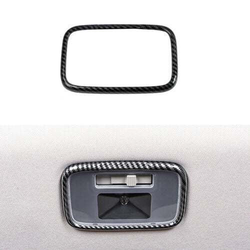 for Kia Carnival 2022-2023 Carbon Fiber Rear Door Reading Light Frame Cover Trim