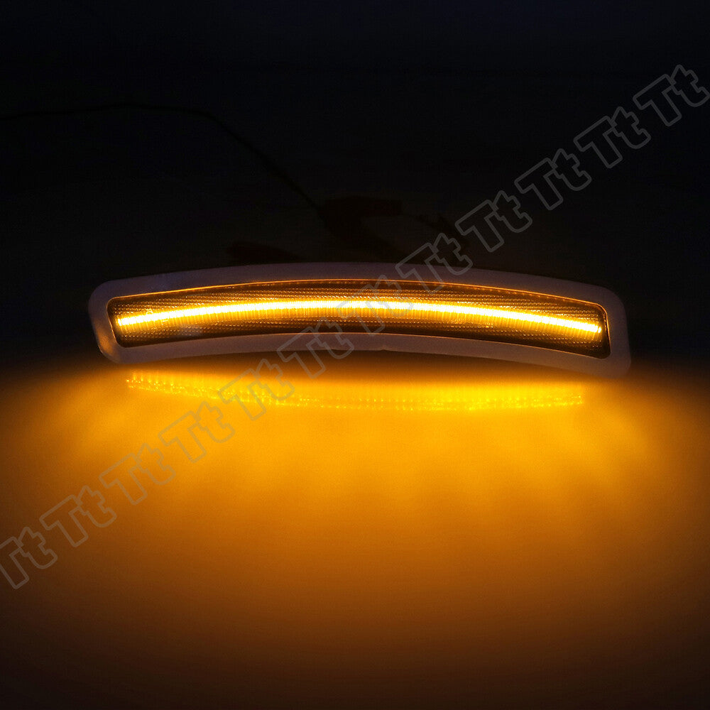 2x LED front bumper side marker reflectors for 19-23 for BMW 3 Series G20 sedans