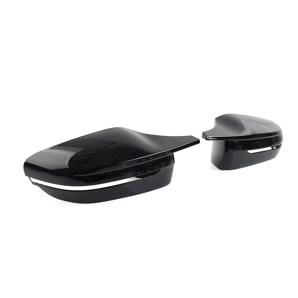 M Style Side Wing Rearview Mirror Cover Cap Black Fit for BMW 3 4 5 6 7 8 Series