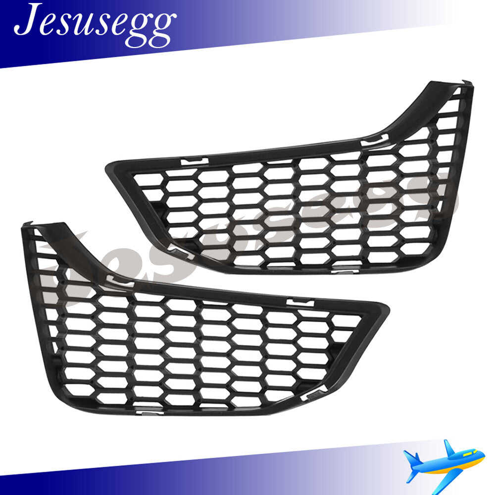 Pair Fits for BMW F80 F82 F83 Front Bumper Open Grille Left + Right Side Black
