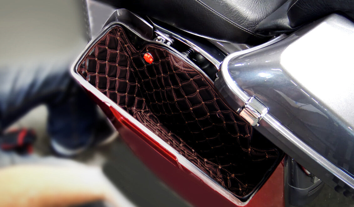 Saddlebag Red Liners Stretched Bag Inserts for Harley Road Street Glide 93-2013