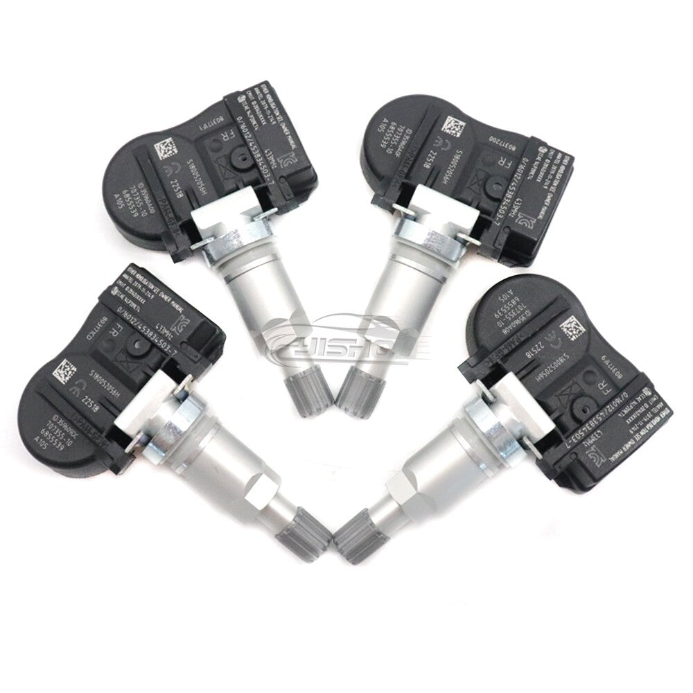 4x 6855539 TPMS Tire Pressure Monitor Sensor for BMW F20 3ER F30 4ER X5 TPM222