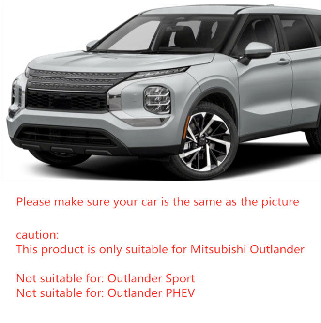 for Mitsubishi Outlander 2022-23 Chrome Steel Side Body Door Protective Cover 4x