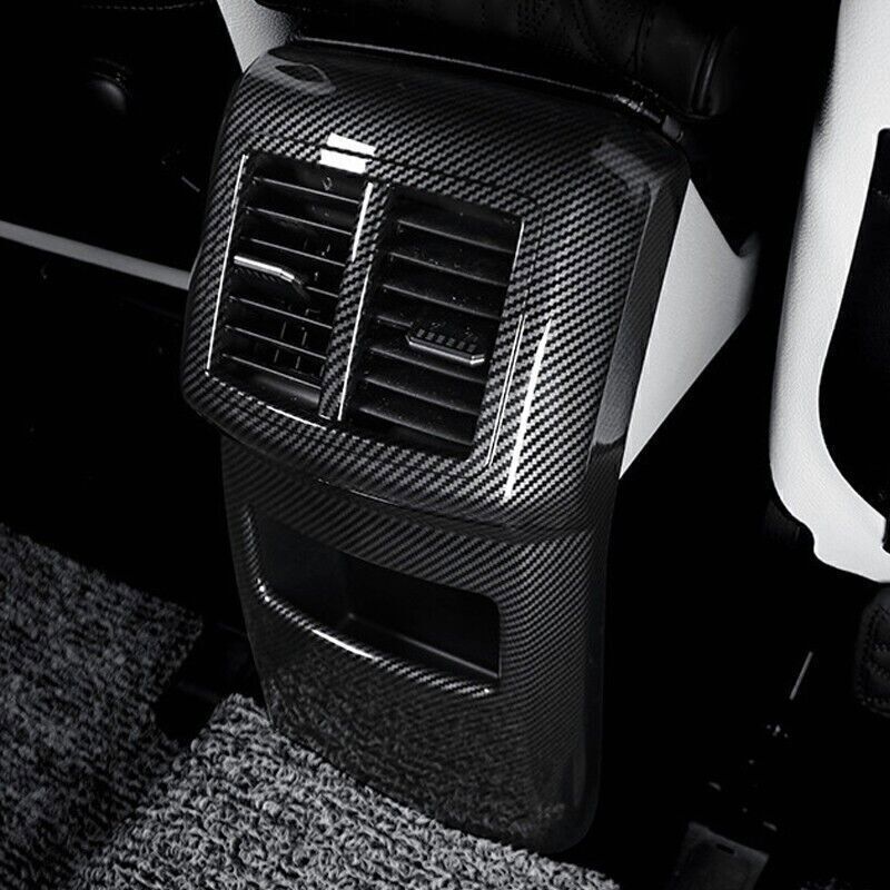 for Kia Sportage NQ5 2023-24 Carbon Fiber Rear AC Air Outlet Vent Panel Trim 1P