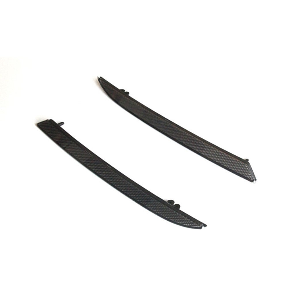 2-pack Black Smoked Lens Rear Bumper Reflector Lenses For- for Ford for Mustang 2018-22