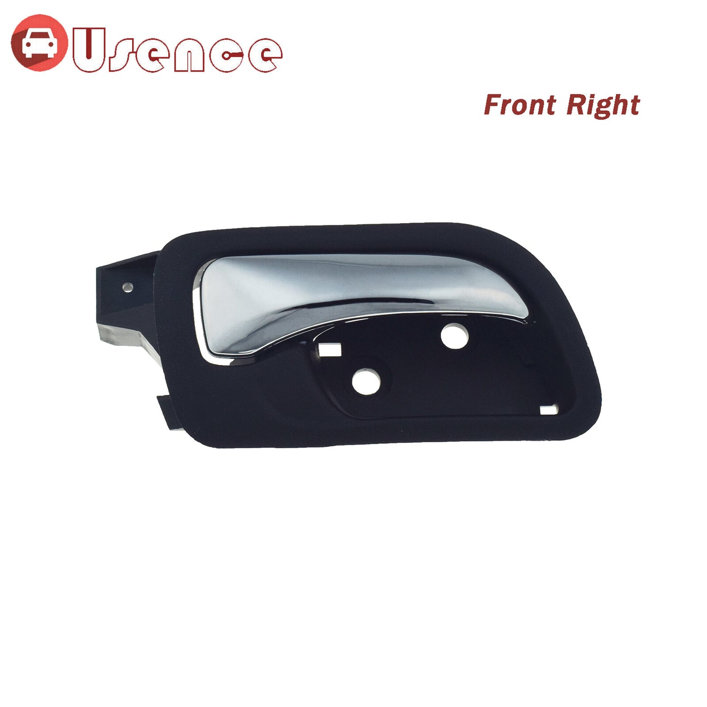 Front Right Black W/Chrome Interior Door Handle For 2003-2007 for Honda Accord