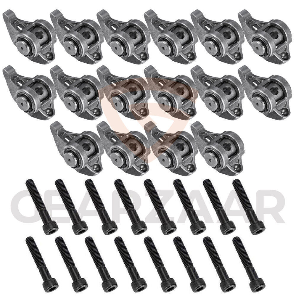 Roller Rocker Arms w/Bolts Set for Chevrolet for GMC LS LS1 4.8L 5.3L 5.7L 6.0L 6.2L