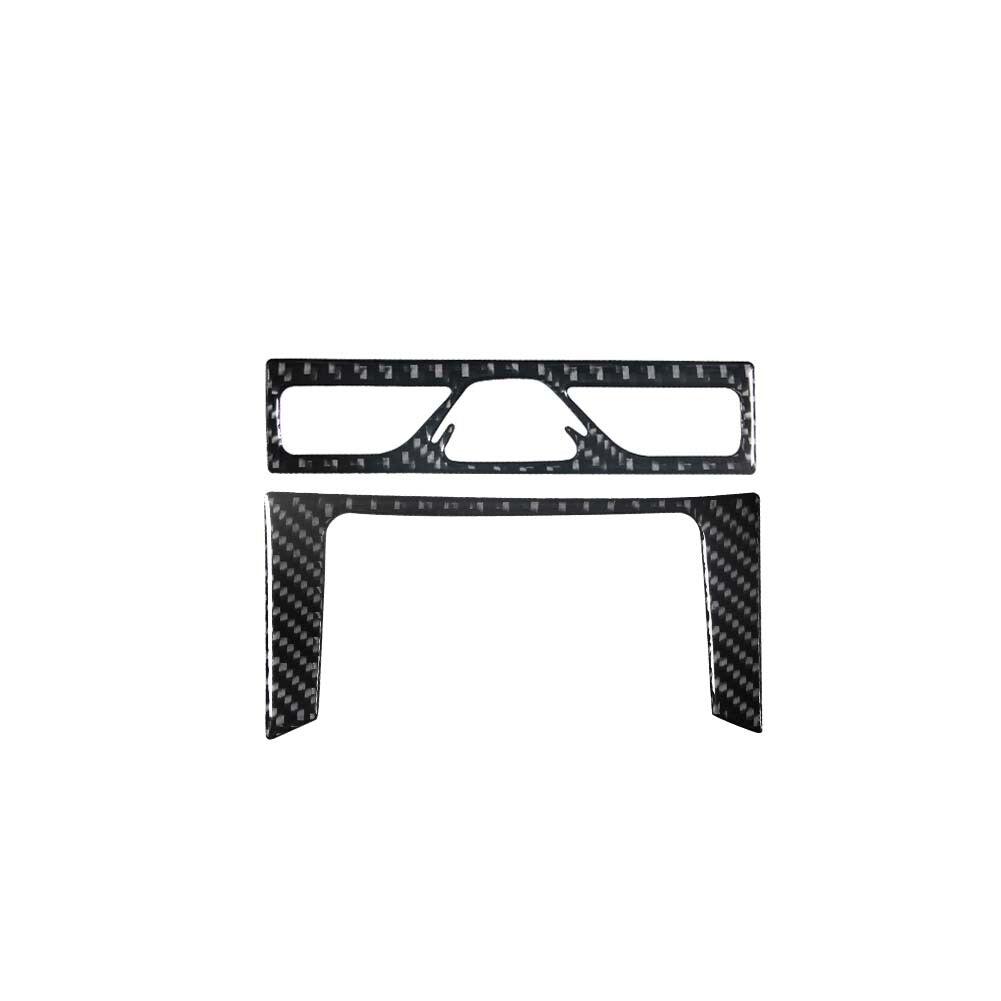 2X for Seat Button Frame Trim Type B Cover Carbon Fiber for Chevy Impala 2014-2020