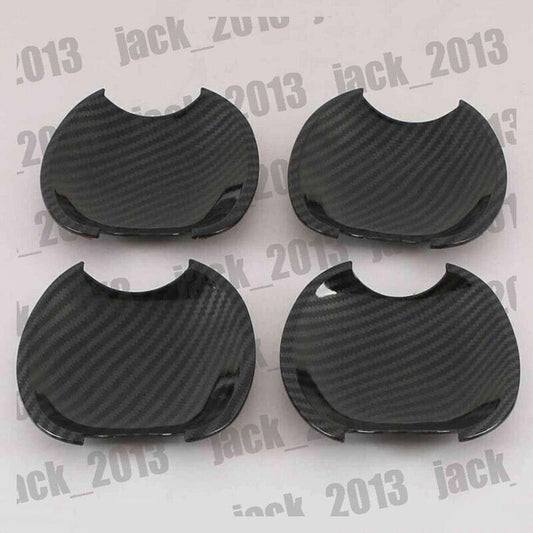 Accessories Carbon Fibre Door Handle Base Bowl Covers For 2012-2014 for Toyota for Camry