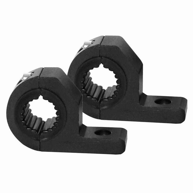 Pair Car Tube Clamp Mount Bracket LED Light Bar Lamp Tube Clamp Roll Cage Holder