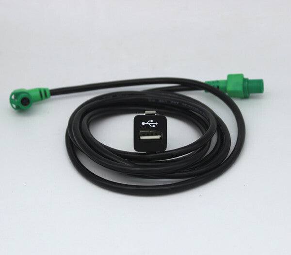 Add Glovebox USB Switch Socket Wire Cable for BMW E60 E81 E70 E90 F30 F10 F25