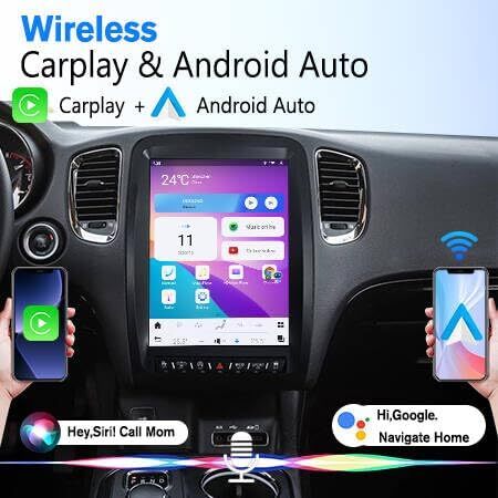 13 for Tesla Screen Android12 Stereo Gps Radio Carplay for Dodge Durango 2014-2020