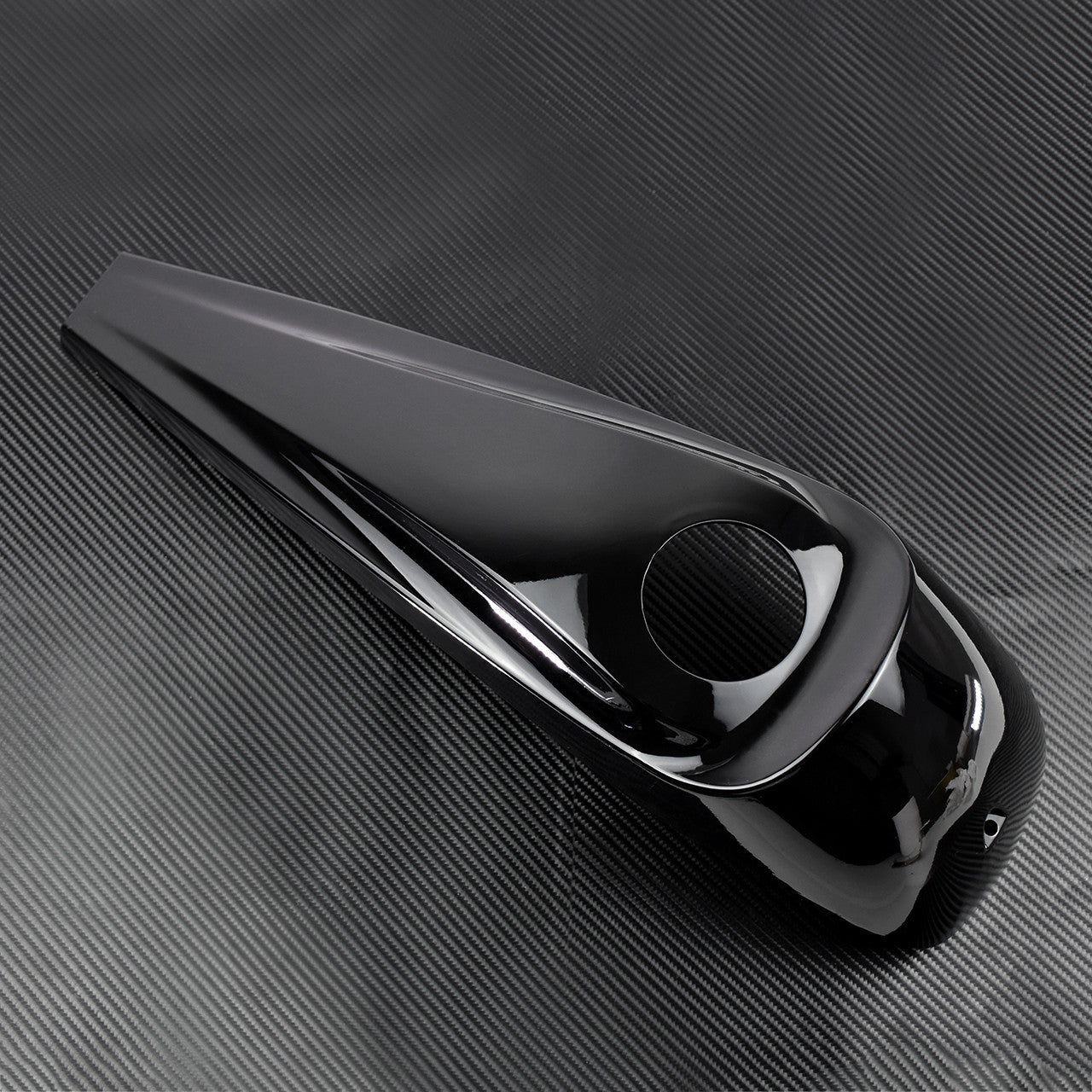 Gloss Black Dash Fuel Console Cover Fit for Harley Touring Road Glides 2008-2021