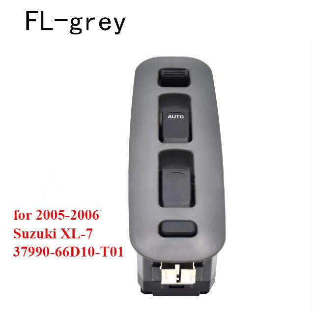 Front Left Drive Window Switch Grey 37990-66D10-T01 for 2005-06 for Suzuki XL-7