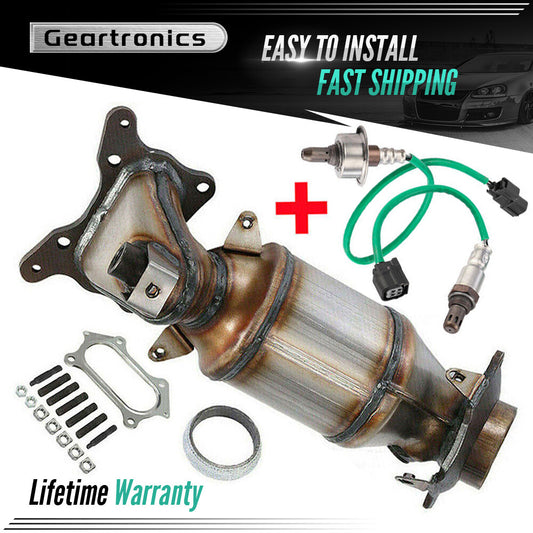 Catalytic Converter w/ O2 Sensor Fit 2008 2009 2010 2011 2012 for Honda Accord 2.4L