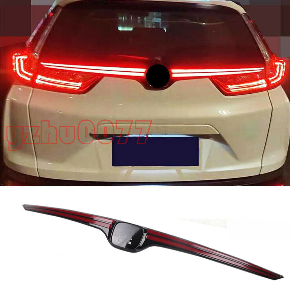 for Honda CR-V CRV 2017-2022 Black LED Rear Door Trunk LED Tail Lights Decorate