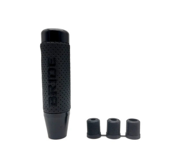 Car manual shift lever, 13cm, all black leather, suitable for Mazda and for Nissan .