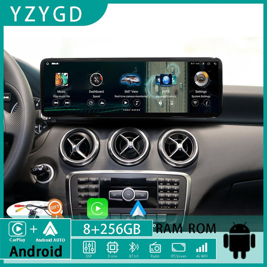 for Mercedes for Benz GLA CLA A/B Class 2015-2018 CarPlay Car Radio GPS Video Player